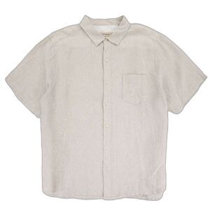 NEW Tommy Bahama Linen Old Money Button Down Resort Shirt Beige‎ Quiet Luxur